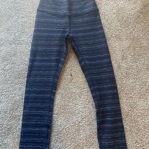 Dark blue lululemon leggings size 4 7/8